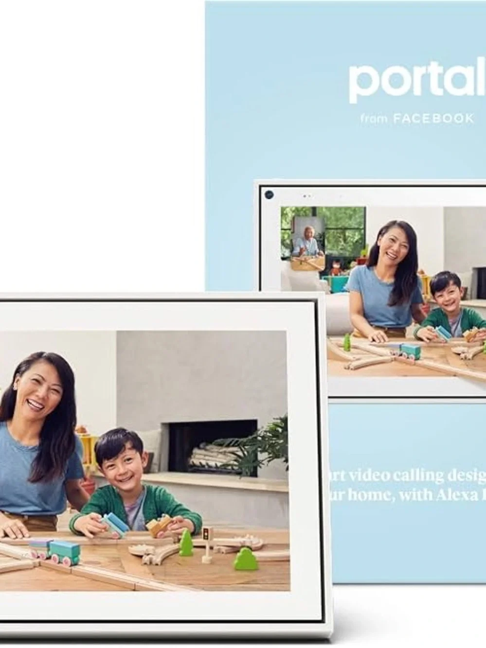 Portal From Facebook Touchscreen Video Calling White Smart Speaker